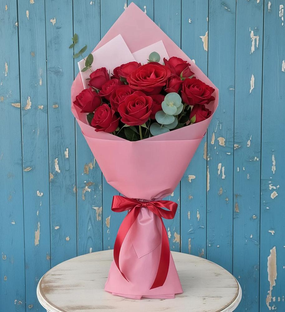 Букет цветов из: Розы в Михайловской Слободе