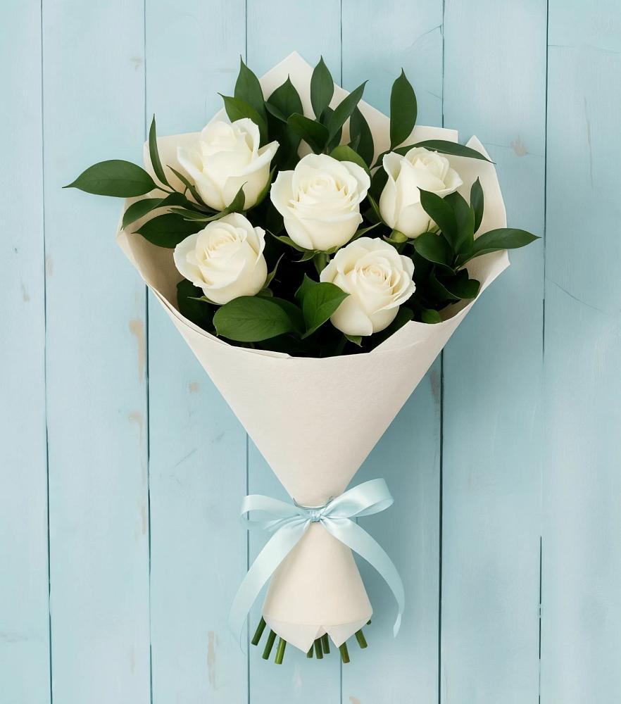 Букет цветов из: Розы в Михайловской Слободе