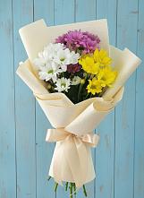 Букет цветов из:  Хризантемы в Михайловской Слободе