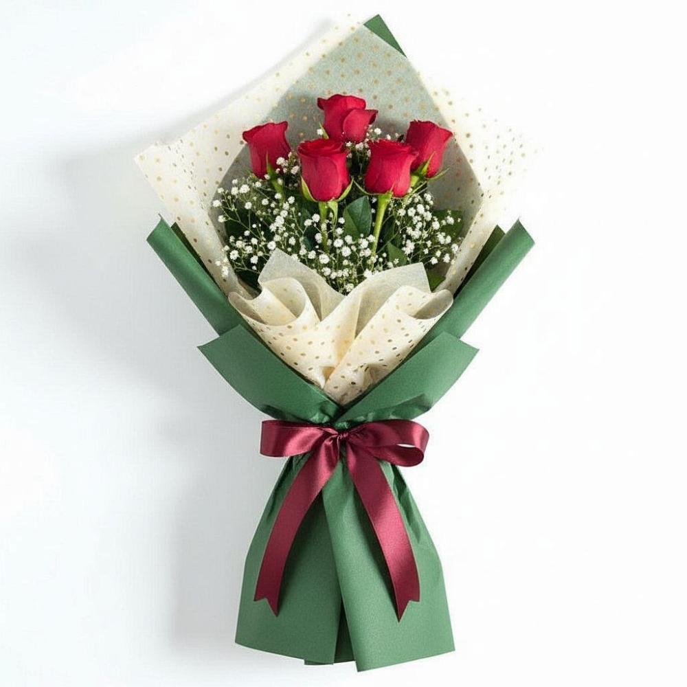 Букет цветов из: Розы в Михайловской Слободе