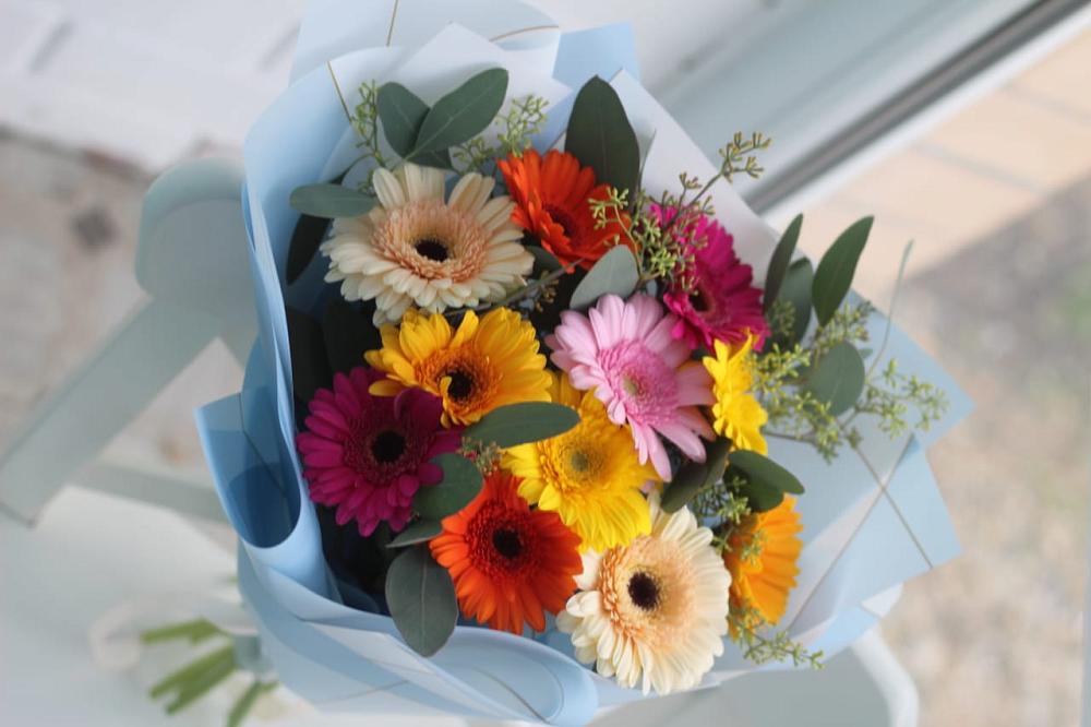 Букет цветов из: Герберы в Михайловской Слободе