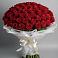 Букет 101 Красная роза Блэк Мэджик в Михайловской Слободе