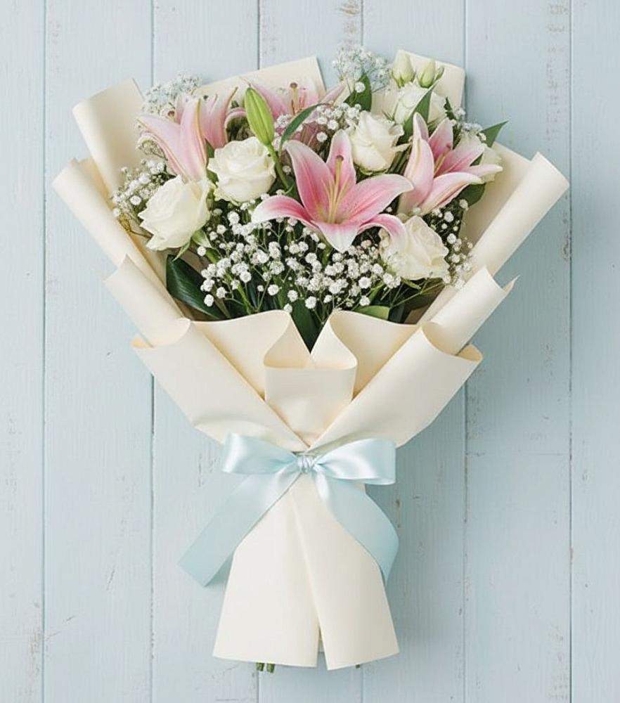 Букет цветов из: Лилии в Михайловской Слободе