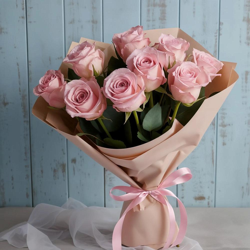 Букет цветов из: Розы в Михайловской Слободе