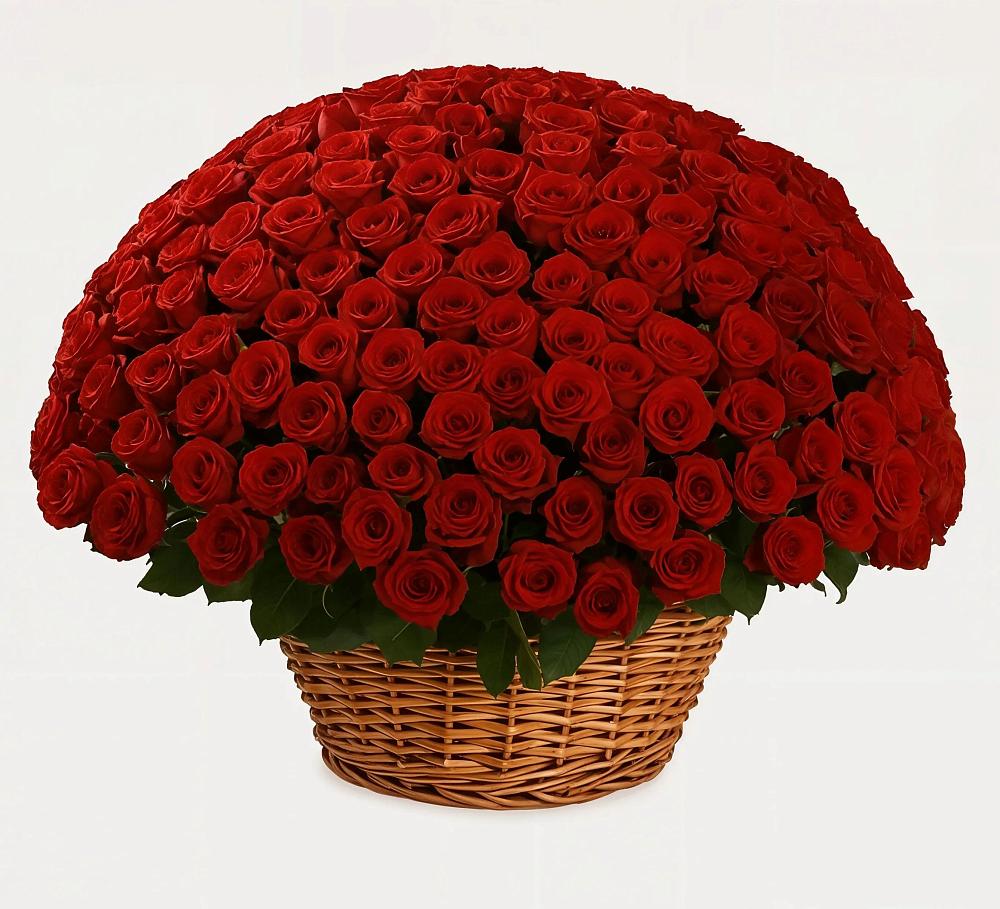 Премиум букет из: Розы в Михайловской Слободе