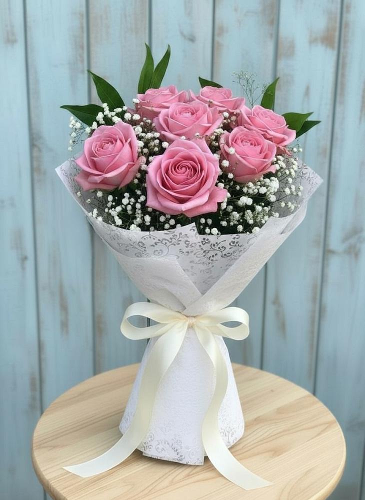 Букет цветов из: Розы в Михайловской Слободе