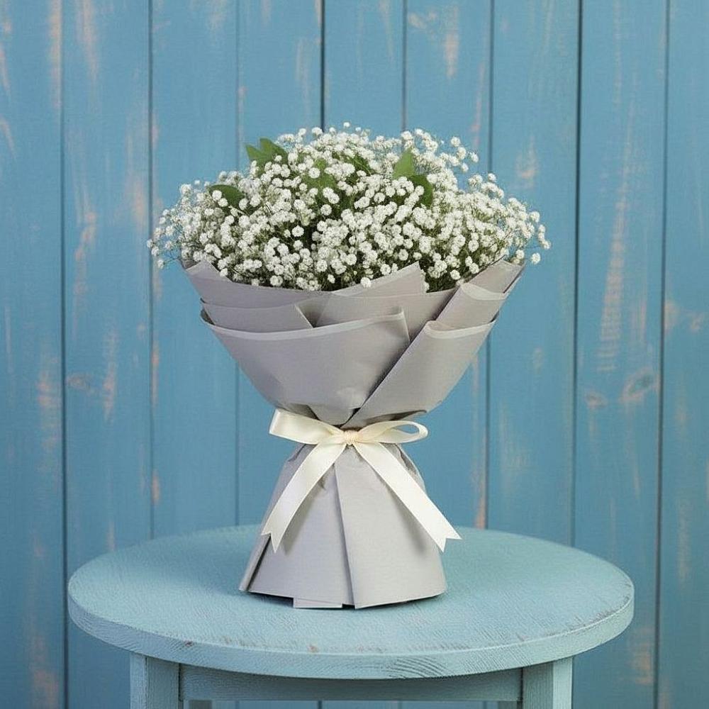 Букет цветов из: Гипсофила в Михайловской Слободе