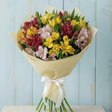 Букет цветов из:  Альстромерии в Михайловской Слободе