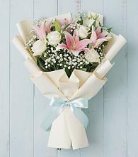 Букет цветов из:  Лилии #REPLACE_PRED# Михайловской Слободе